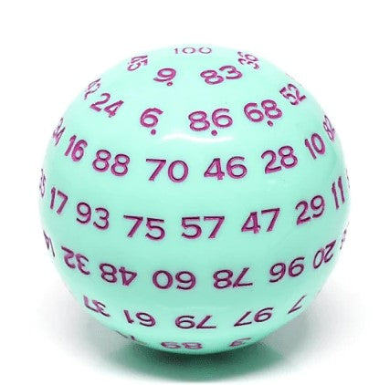 Foam Brain Dragon Head D100 - Mint Rose | Odin's Place