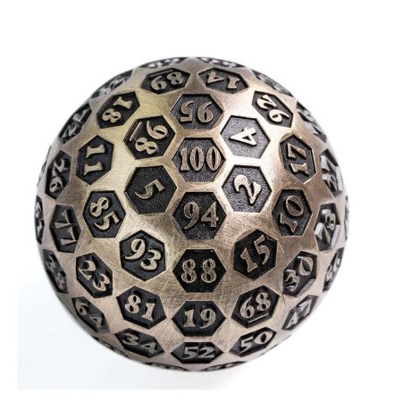 Foam Brain Inscribed 45mm Metal D100 - Bronze | Odin's Place