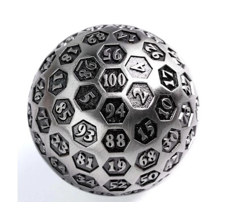 Foam Brain Inscribed 45mm Metal D100 - Silver | Odin's Place