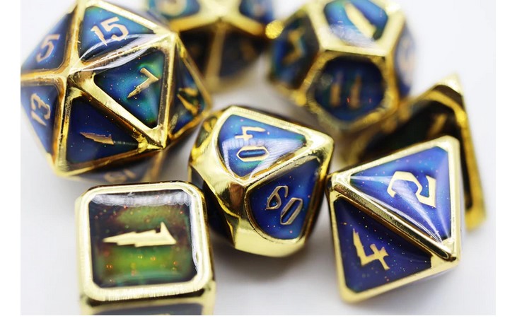 Foam Brain Prismatic Spray Color Changing RPG Dice Set | Odin's Place