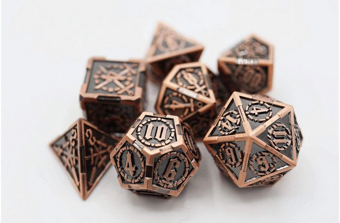 Foam Brain King Arthur's Sword RPG Metal Dice Set | Odin's Place