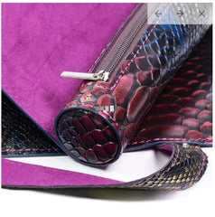 Foam Brain Red Roll Up Leatherette Dice Mat: Dragon Scale | Odin's Place