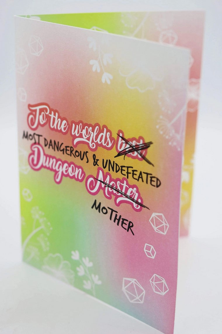 Foam Brain Dungeon Mother Mother's Day Card | Odin's Place