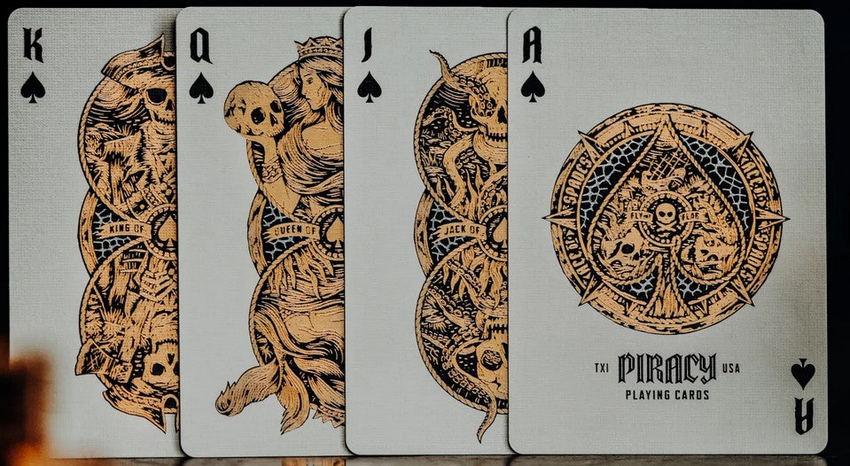 Theroy 11 Piracy Gold Foil Playing Cards | Odin's Place
