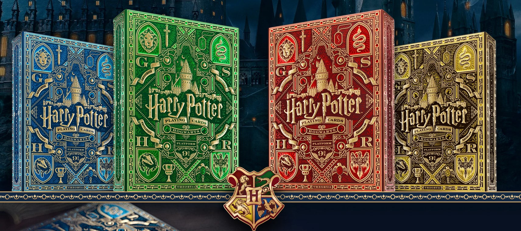 Theroy 11 Harry Potter Foil Playing Cards, Assorted Colors | Odin's Place