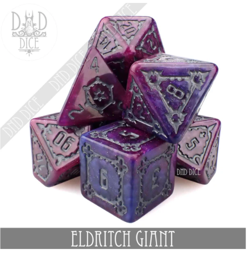 DND Dice Oversided Poly 7 Set: Eldritch Giant | Odin's Place