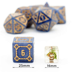 Foam Brain Huge Blue Castle RPG Dice Set | Odin's Place