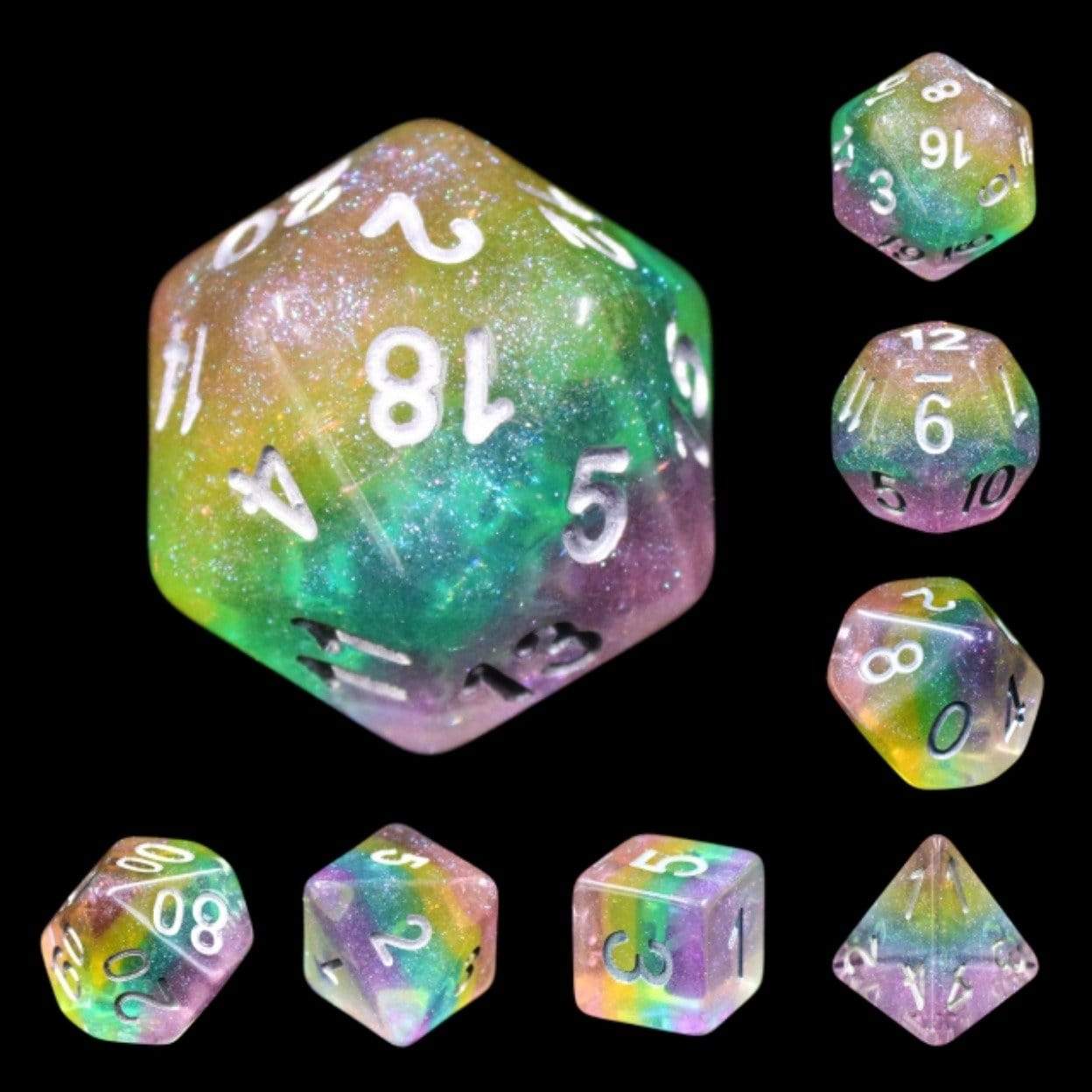 Foam Brain Fairy Dust RPG Dice Set | Odin's Place