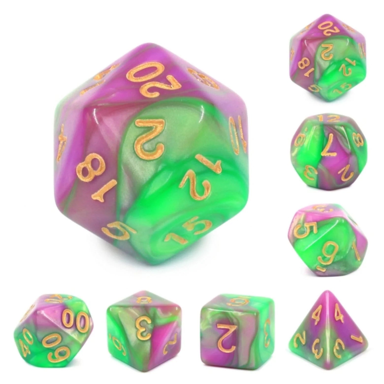 Foam Brain Hocus Pocus Poly 7 Dice Set | Odin's Place