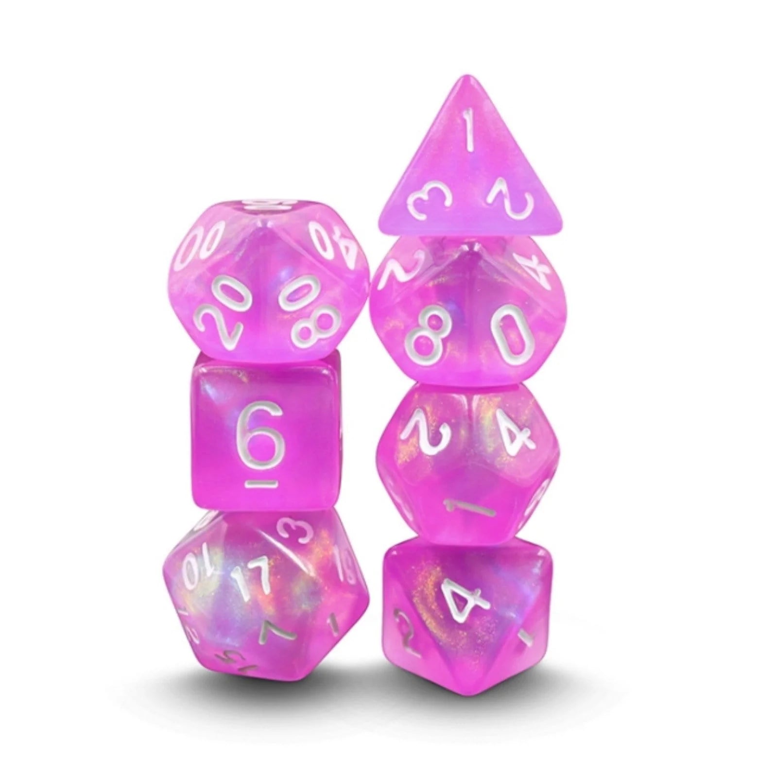 Foam Brain Dream in Bloom Poly 7 Dice Set | Odin's Place