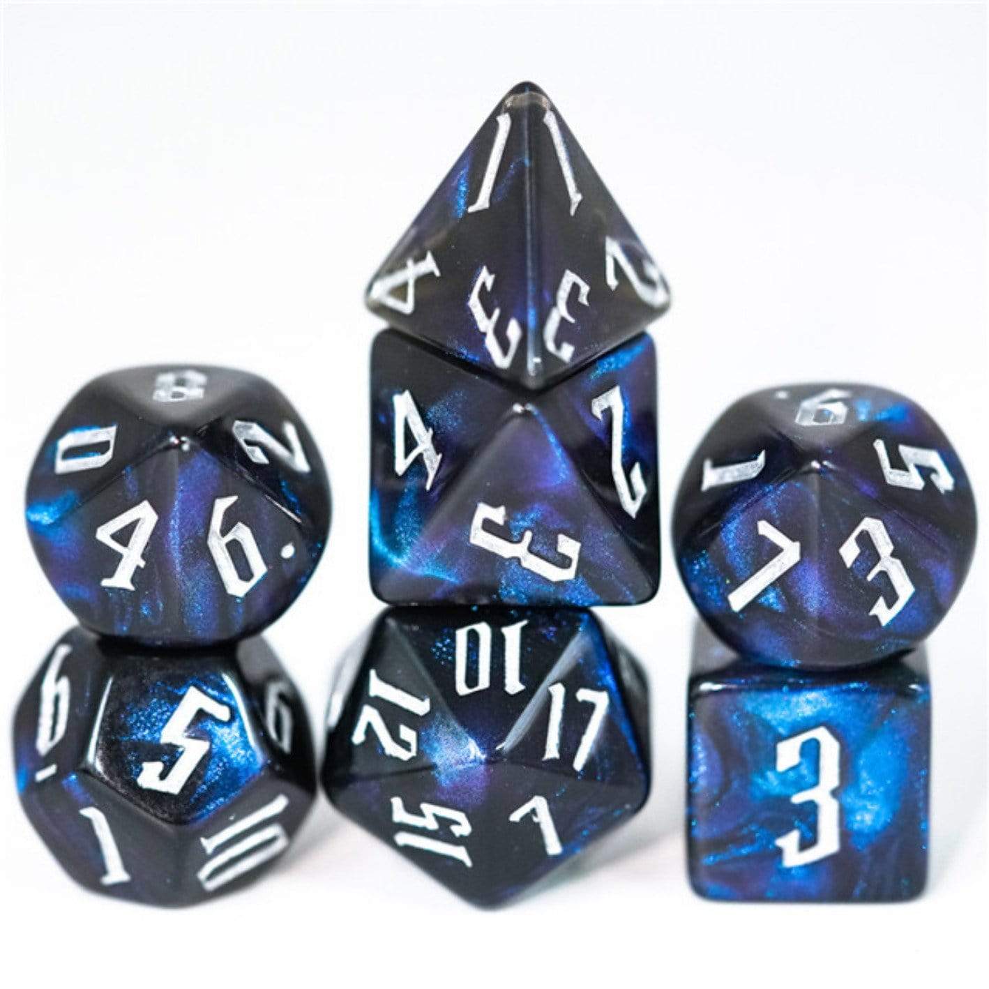 Foam Brain Magician's Dark Night RPG Dice Set | Odin's Place