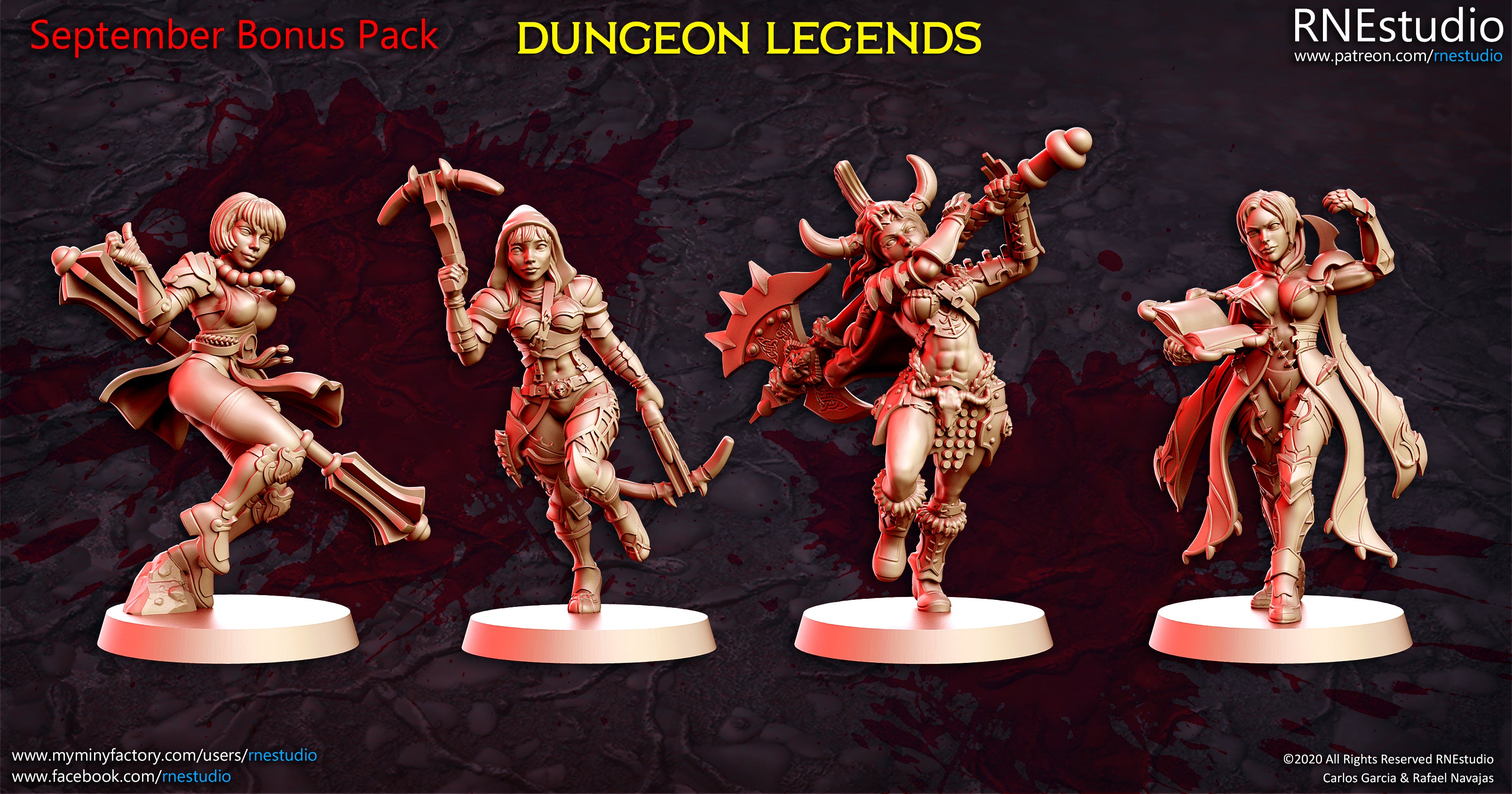Dragon's Lair Printed Mini: Dungeon Legends Set | Odin's Place