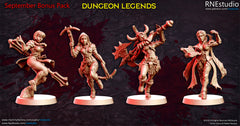 Dragon's Lair Printed Mini: Dungeon Legends Set | Odin's Place
