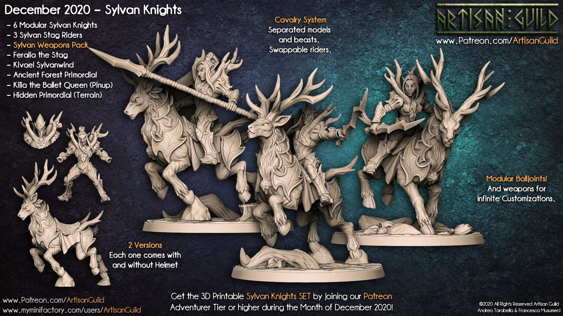 Dragon's Lair Printed Mini: Sylvan Knights Set | Odin's Place