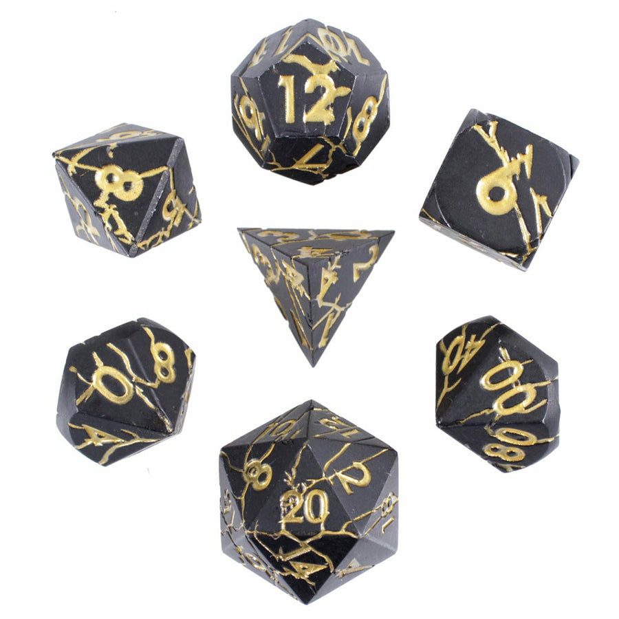 Forged Gaming Storm Wracked Poly 7 Metal Dice Set | Odin's Place