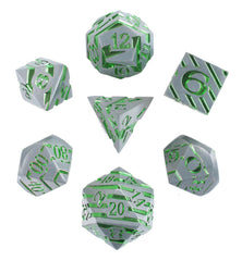 Forged Gaming Sylvan Slash Poly 7 Metal Dice Set | Odin's Place