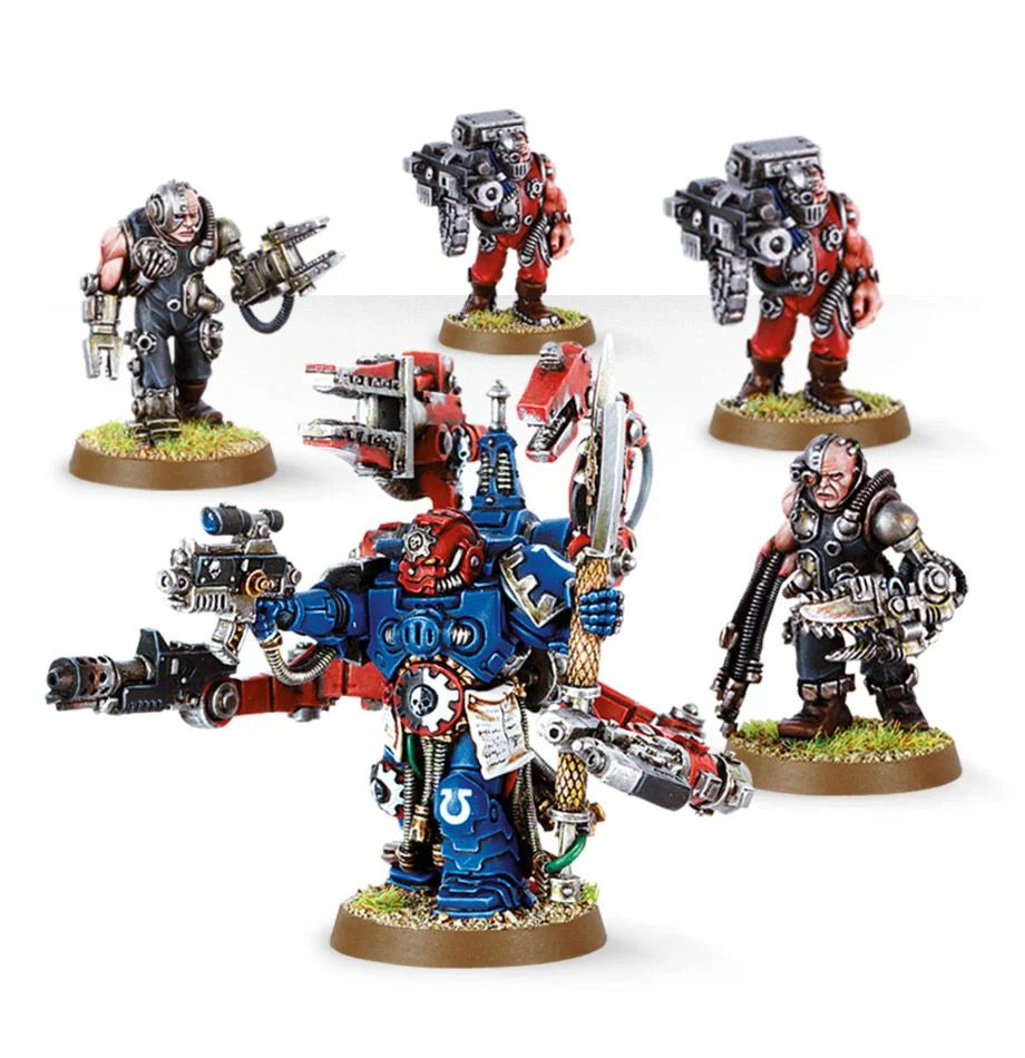 Warhammer 40K: Techmarine with Servitors | Odin's Place