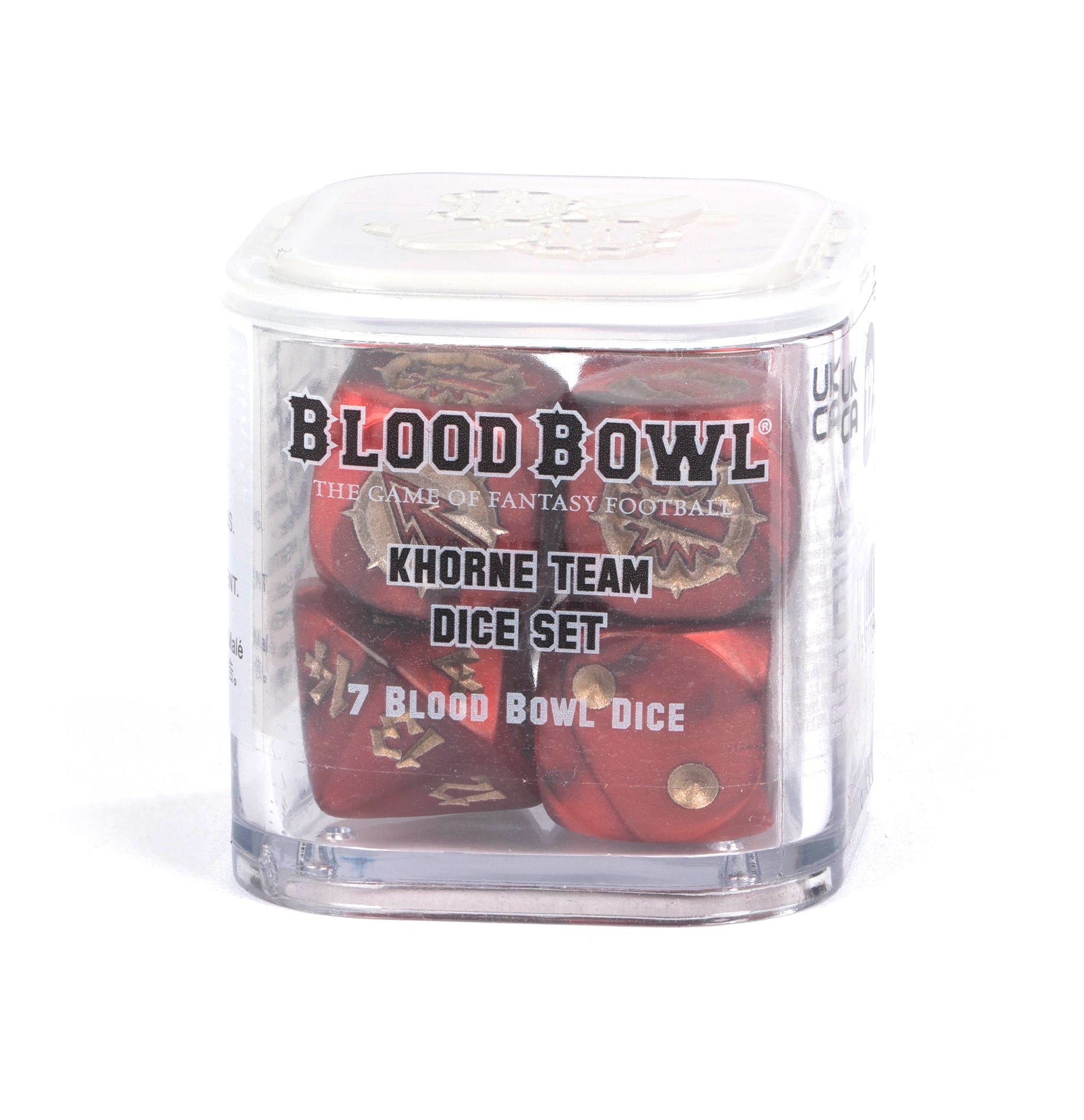 Blood Bowl: Khorne Team Dice Set | Odin's Place