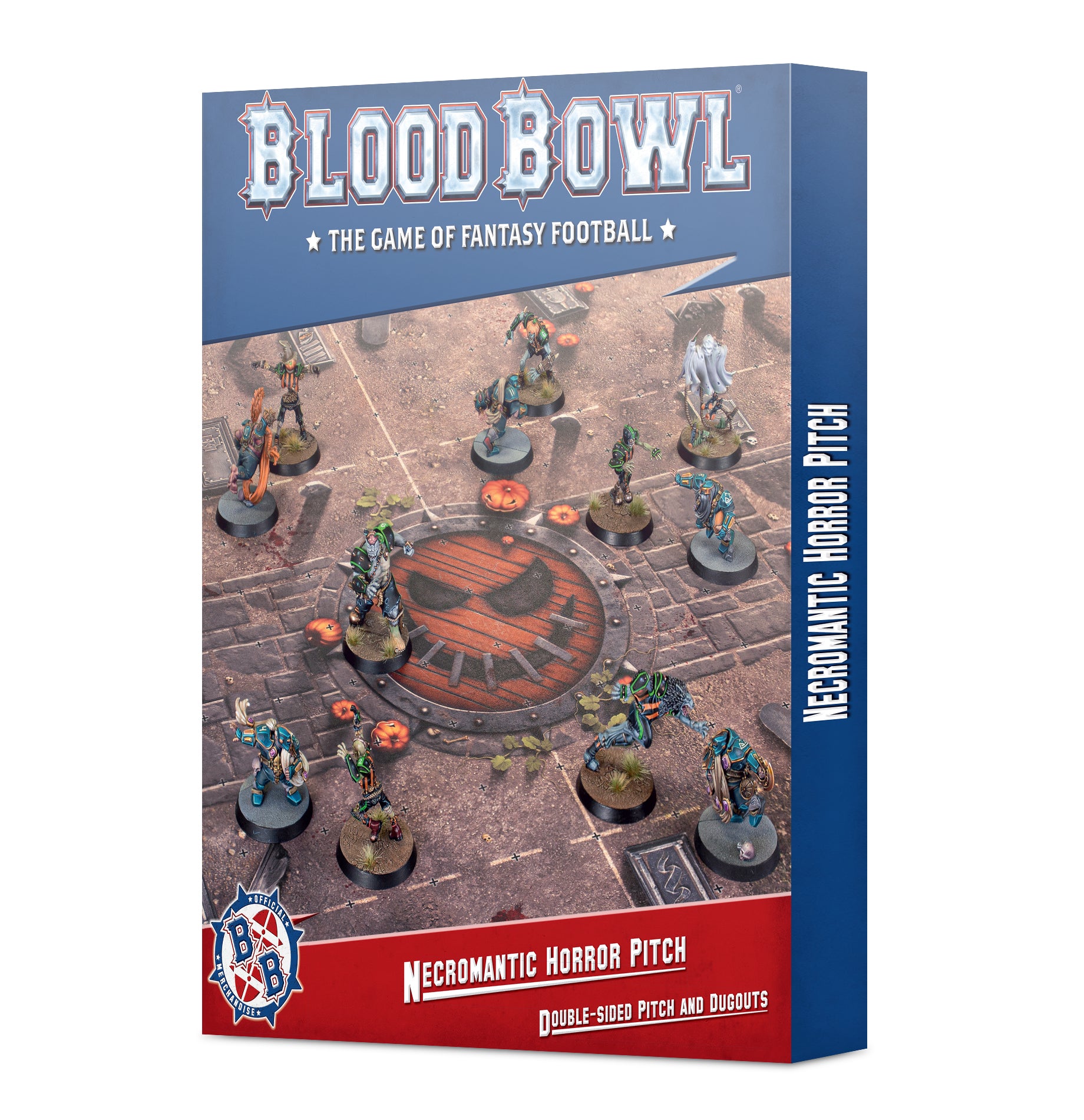 Blood Bowl: Necromantic Horror Pitch – Double-sided Pitch and Dugouts | Odin's Place