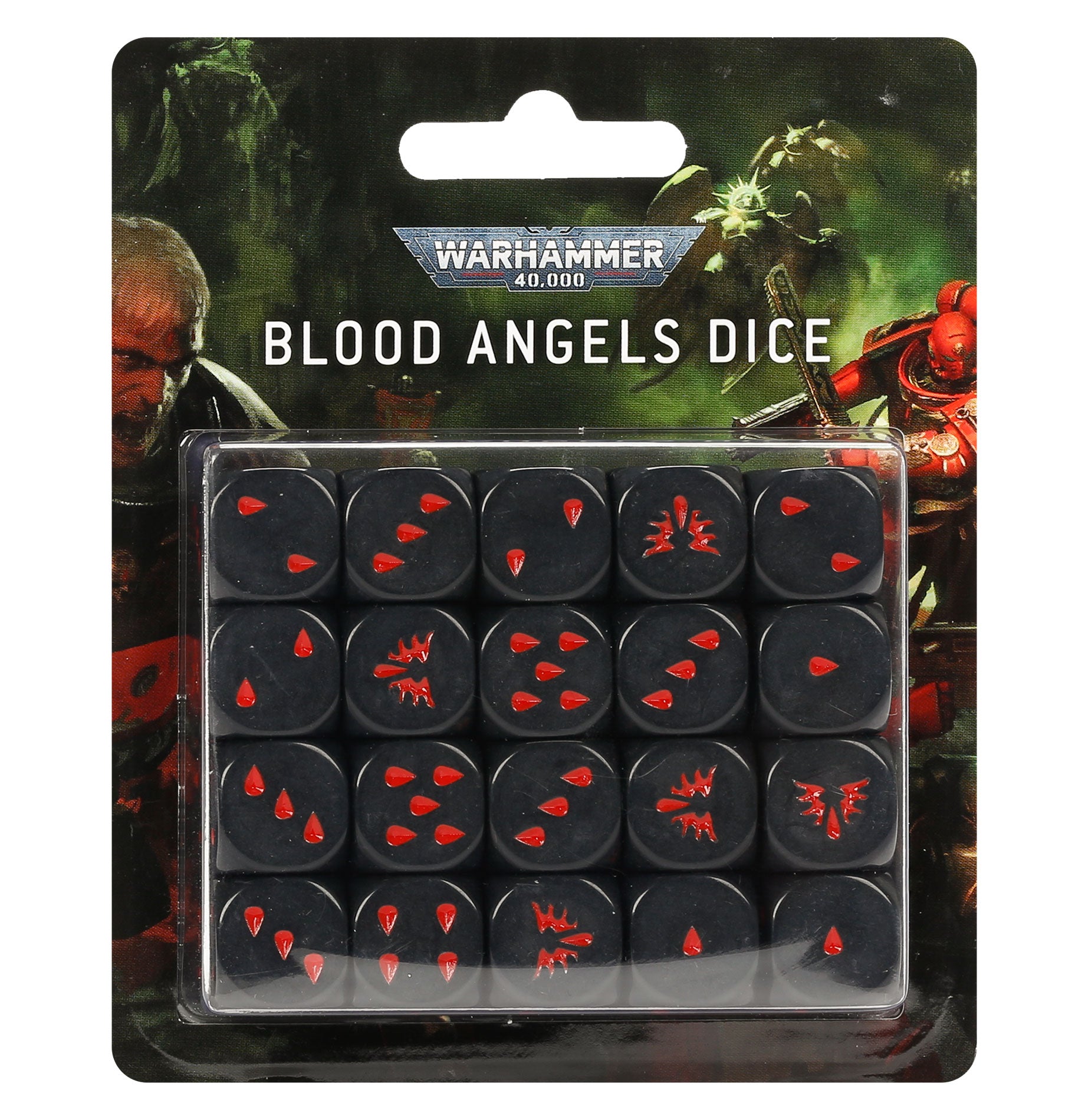 Warhammer 40K: Blood Angels Dice Set | Odin's Place