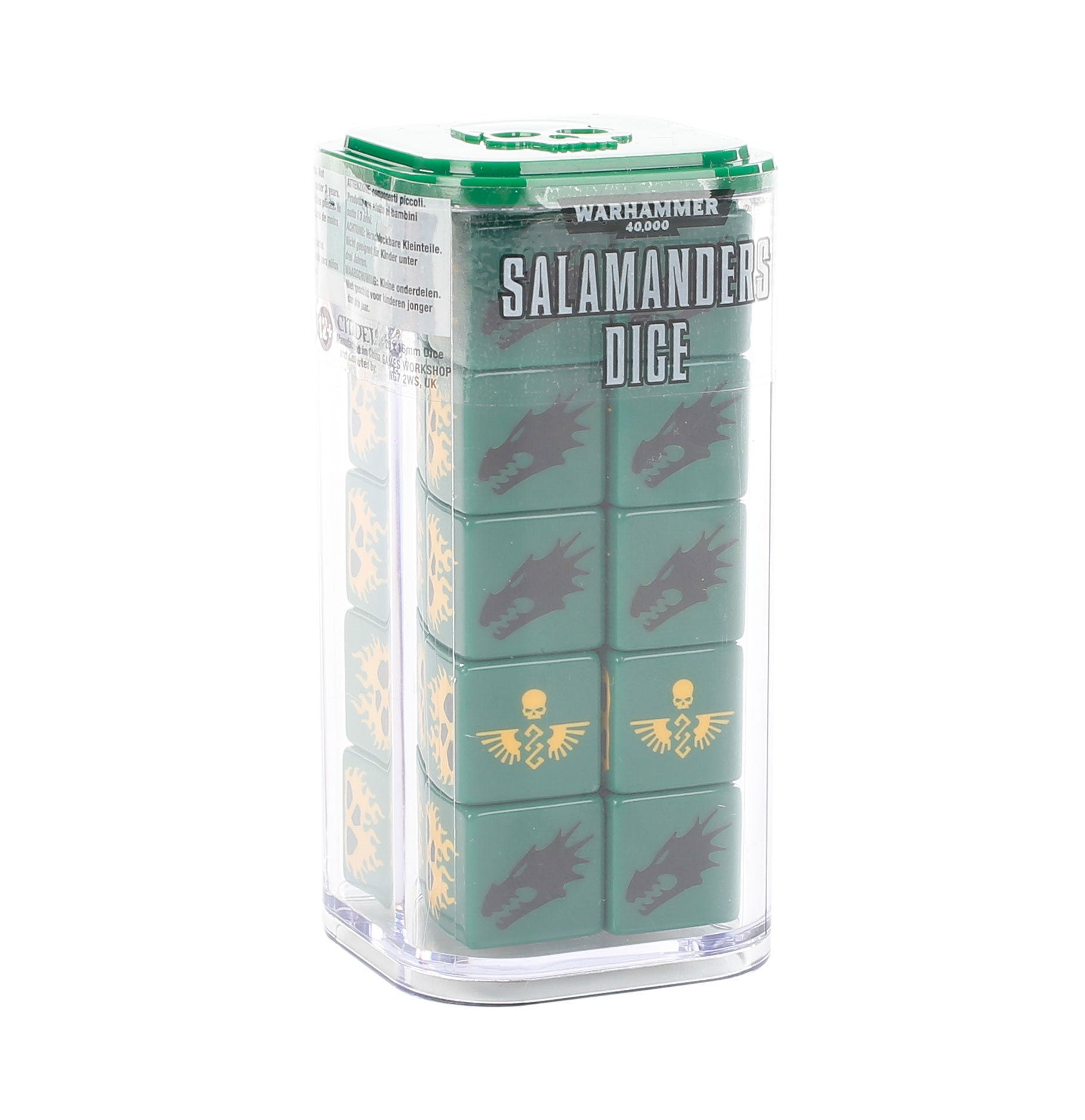 Warhammer 40k: Salamanders Dice | Odin's Place