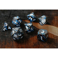 Forged Gaming Tempest Magus Poly 7 Metal Dice Set | Odin's Place