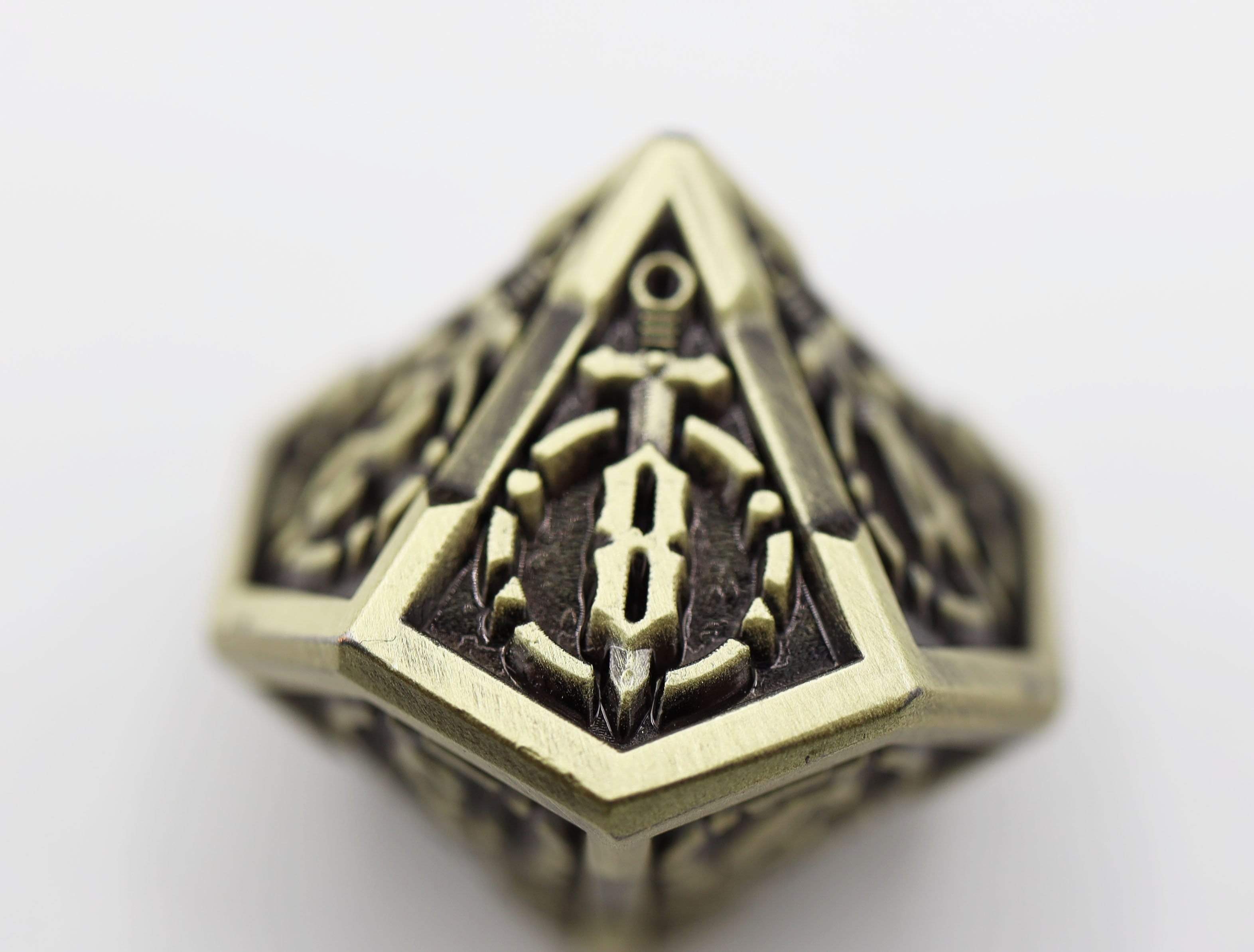 Foam Brain Timeworn Sword Poly 7 Dice Set | Odin's Place