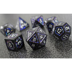 Forged Gaming Underdark Glimmer Poly 7 Metal Dice Set | Odin's Place