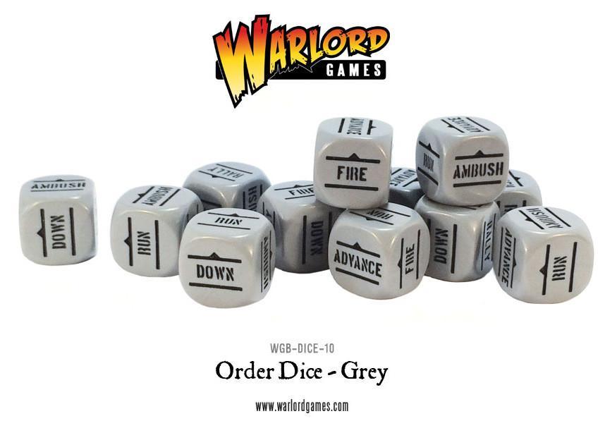 Bolt Action: Orders Dice (Grey) | Odin's Place