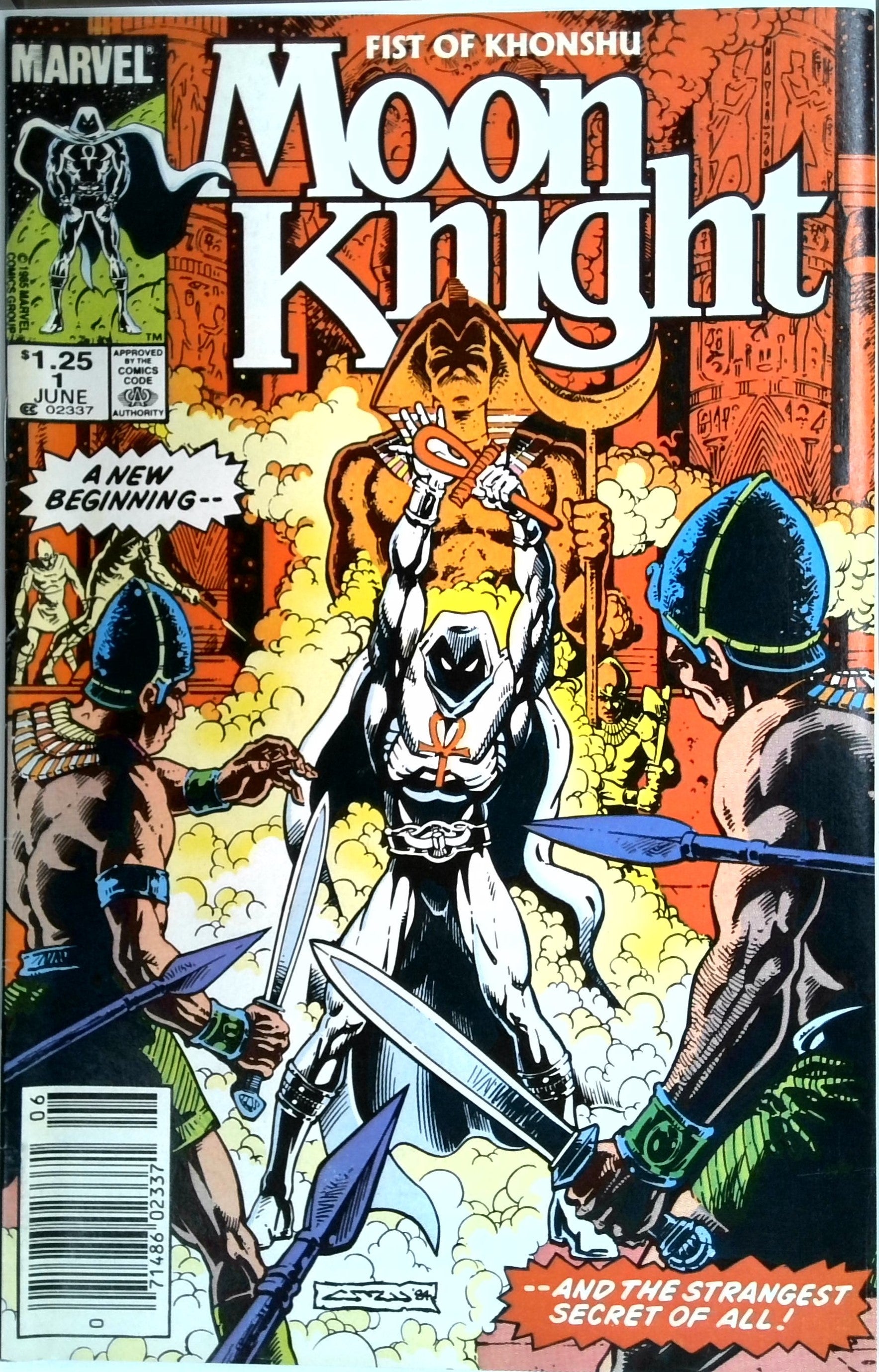 Moon Knight - Fist of Khonshu #1 (1985) | Odin's Place