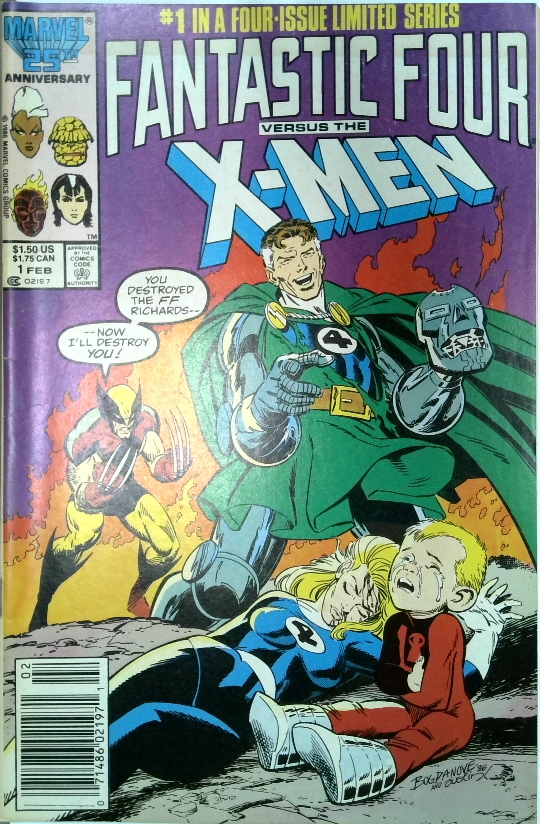 Fantastic Four vs X-Men #1 (1987) | Odin's Place