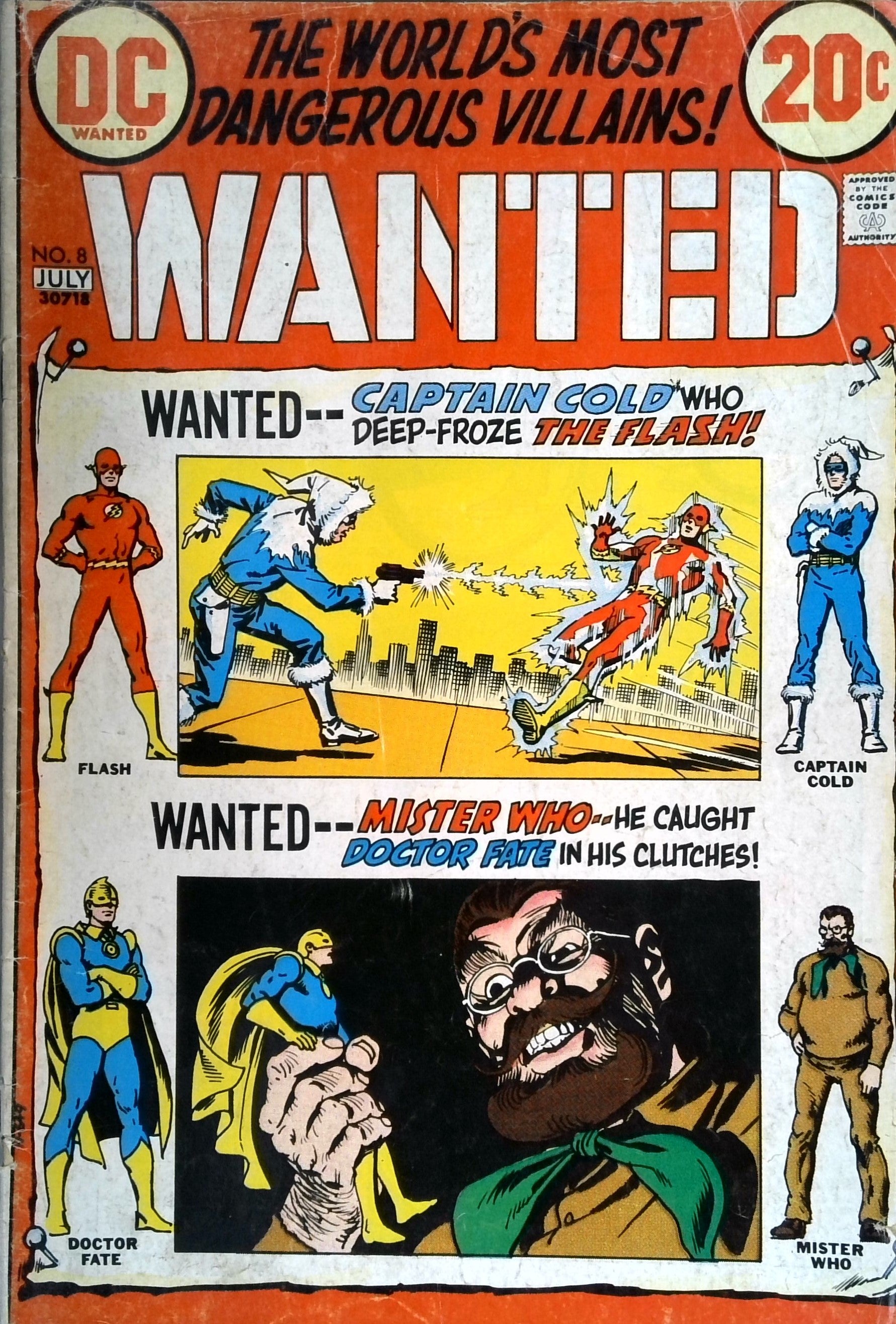 Wanted the World's Most Dangerous Villains (1972) #8 | Odin's Place