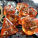 DND Dice Poly 7 Dice Set: Chaos Engine | Odin's Place