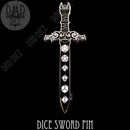 DND Dice Dice Sword Pin | Odin's Place