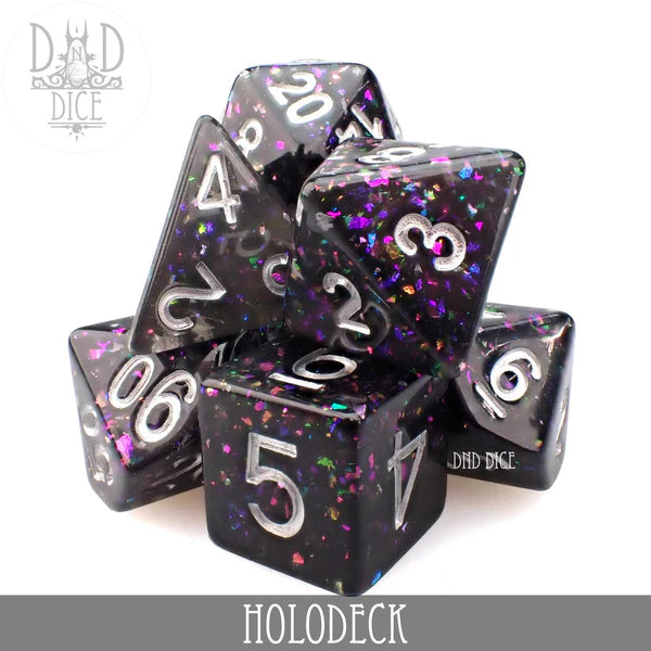 DND Dice Poly 7 Dice Set: Holodeck | Odin's Place