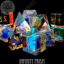 DND Dice Poly 7 Dice Set: Infinity Prism | Odin's Place
