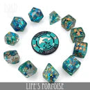 DND Dice 11 Dice Set: Life's Porpoise | Odin's Place