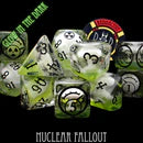 DND Dice 11 Dice Set: Nuclear Fallout | Odin's Place