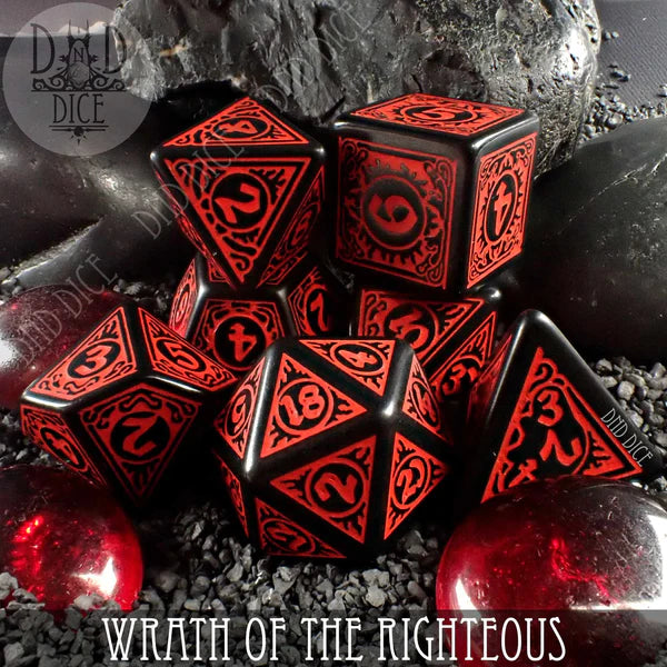 Paizo Pathfinder RPG Poly 7 Dice Set: Wrath of the Righteous | Odin's Place