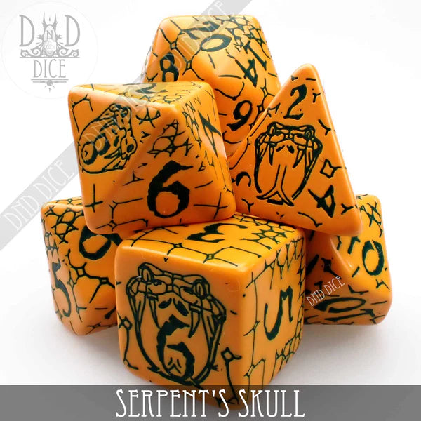 Q Workshop Poly 7 Dice Set: Pathfinder Serpent's Skull | Odin's Place