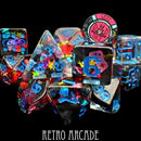 DND Dice 11 Dice Set: Retro Arcade | Odin's Place