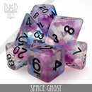 DND Dice Poly 7 Dice Set: Space Ghost | Odin's Place
