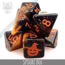 DND Dice Poly 7 Dice Set: Spooky Boi | Odin's Place