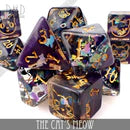 DND Dice 11 Dice Set: The Cat's Meow | Odin's Place