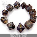 DND Dice 11 Dice Set: The Cat's Meow | Odin's Place