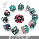 DND Dice 11 Dice Set: The Flamingo Club | Odin's Place
