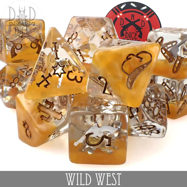 DND Dice 11 Dice Set: Wild West | Odin's Place