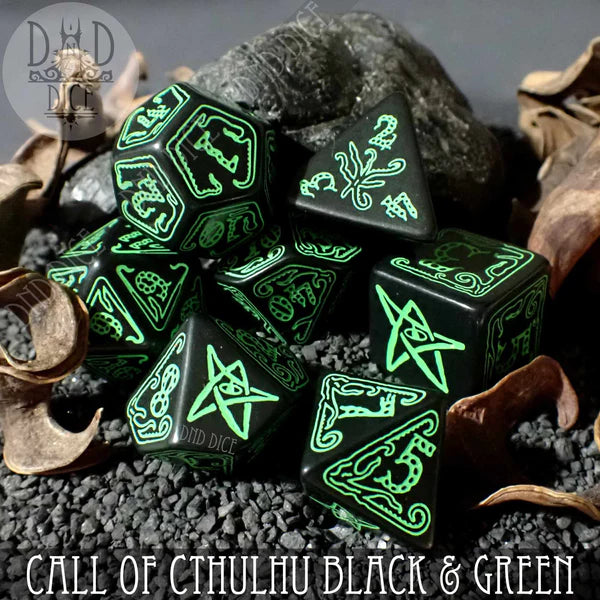 Q Workshop Poly 7 Dice Set: Call of Cthulhu | Odin's Place