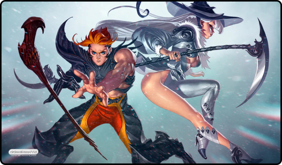 Gamermats Witch and Sorcerer Playmat - Stitched | Odin's Place
