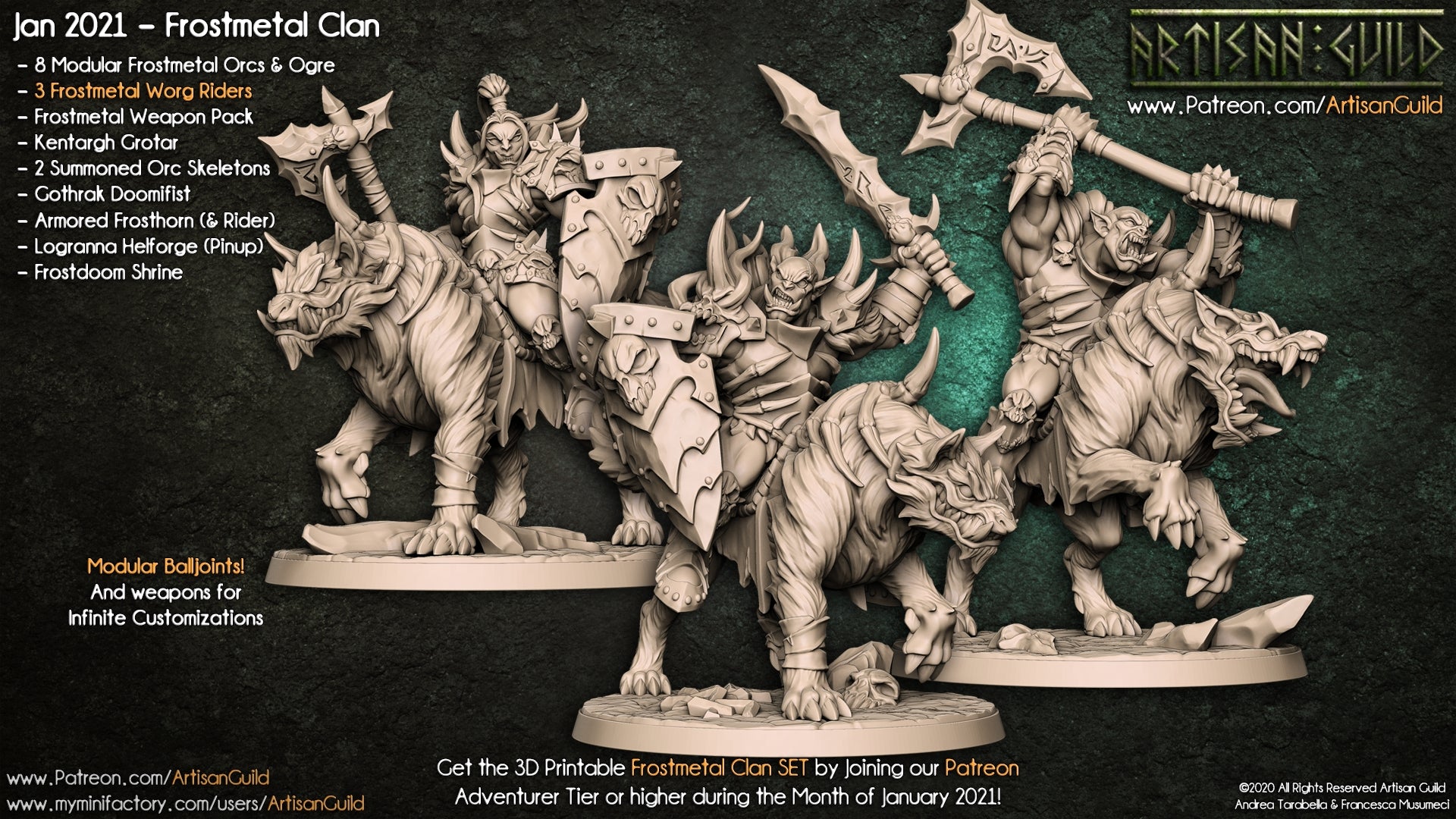 Dragon's Lair Printed Mini: Frostmetal Clan Set | Odin's Place